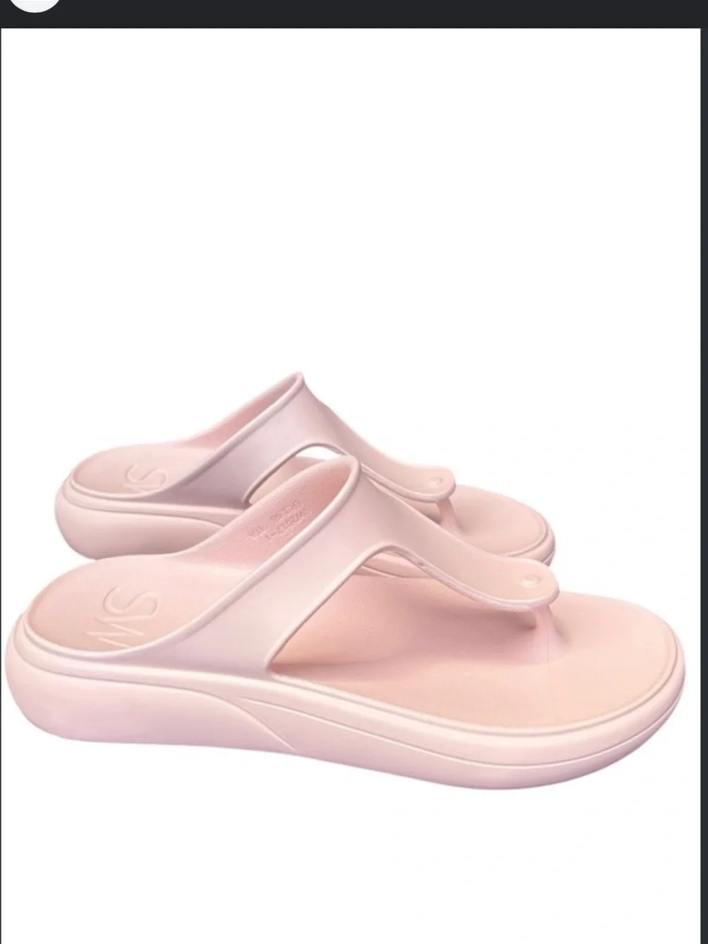 Stuart Weitzman Rosewater Stuflex T-Strap Slide